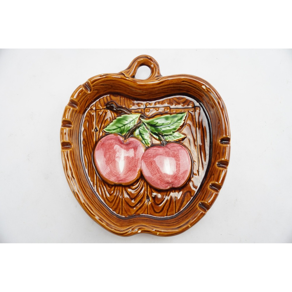 Apple Dish Trinket Bowl Ashtray Kitchen Decor‎ Vintage, Made in Japan